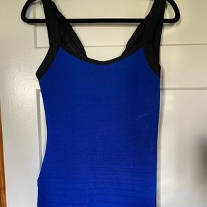 Blue bodycon mini